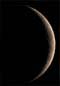 Der Mond am 15.2.2002 - schmale 3 Tage junge Mondsichel